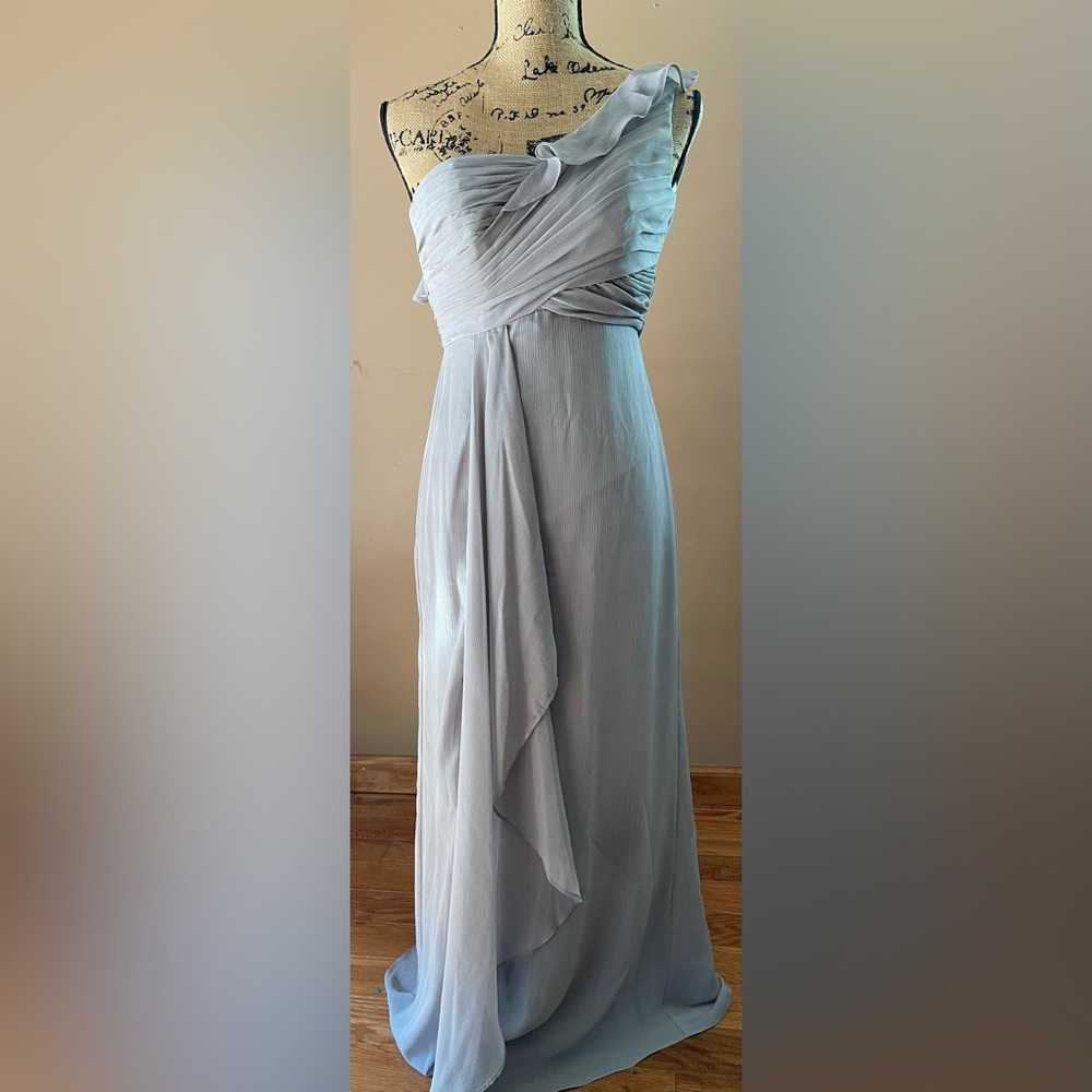 David’s Bridal Gray Size 0 Bridesmaids Dress